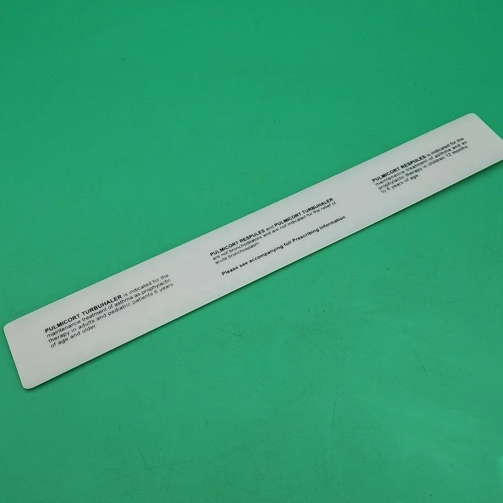 Pulmicort Pharmaceutical Drug Rep Collectible Ruler 12